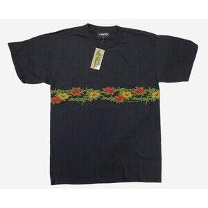 Pipeline T-Shirt Size Large Black Spirit of Hawaii Surf 1990's Made IN USA